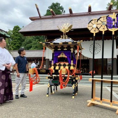 越中総鎮守一宮　射水神社　「御鳳輦」完成