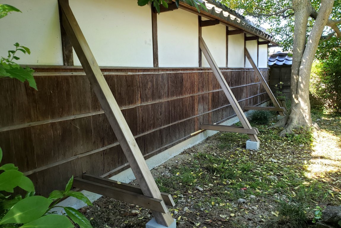 市指定　北前船資料館木塀等修繕工事