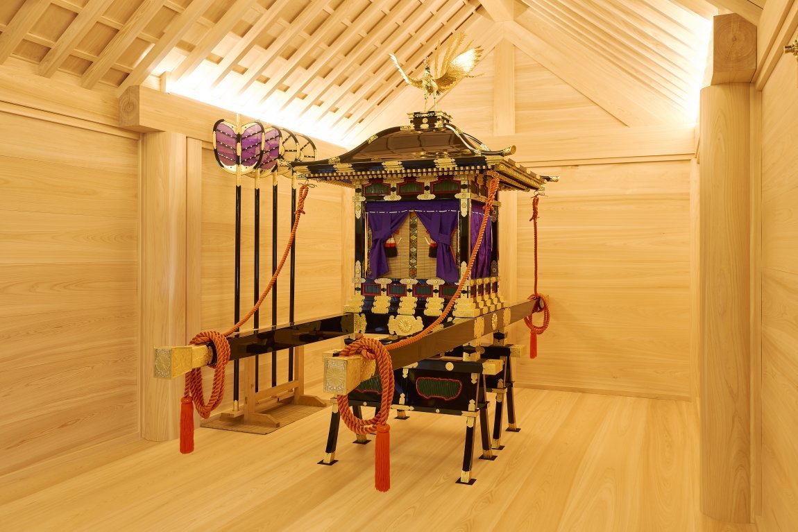 越中総鎮守一宮　射水神社　御鳳輦　新造